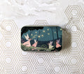 Faeries playing in the night. Catnip Tin