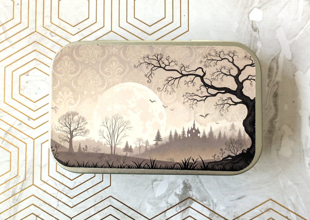 A moonlit night Catnip Tin