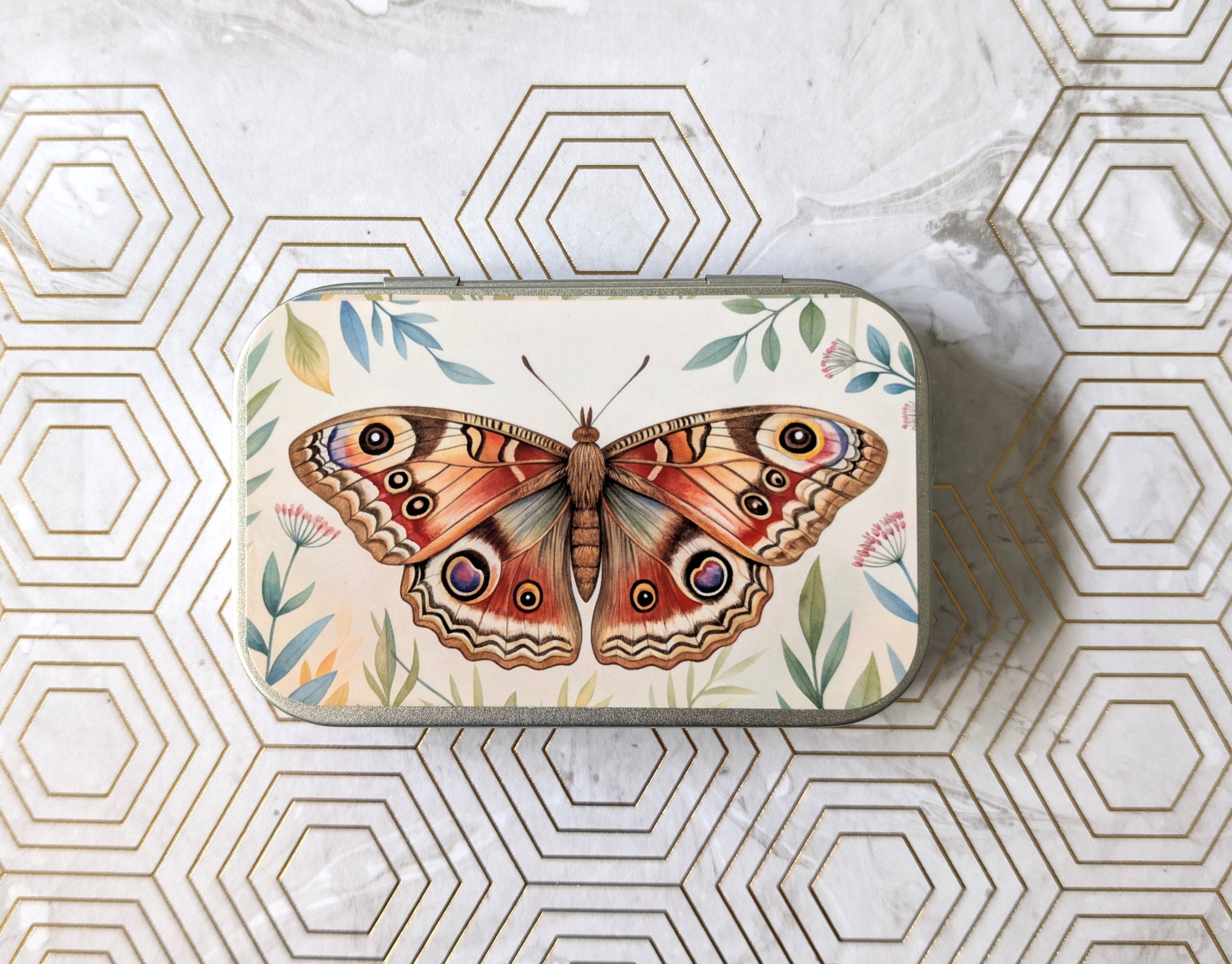 Butterfly. Catnip Tin