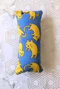 Orange Cats on a blue background Catnip Kicker