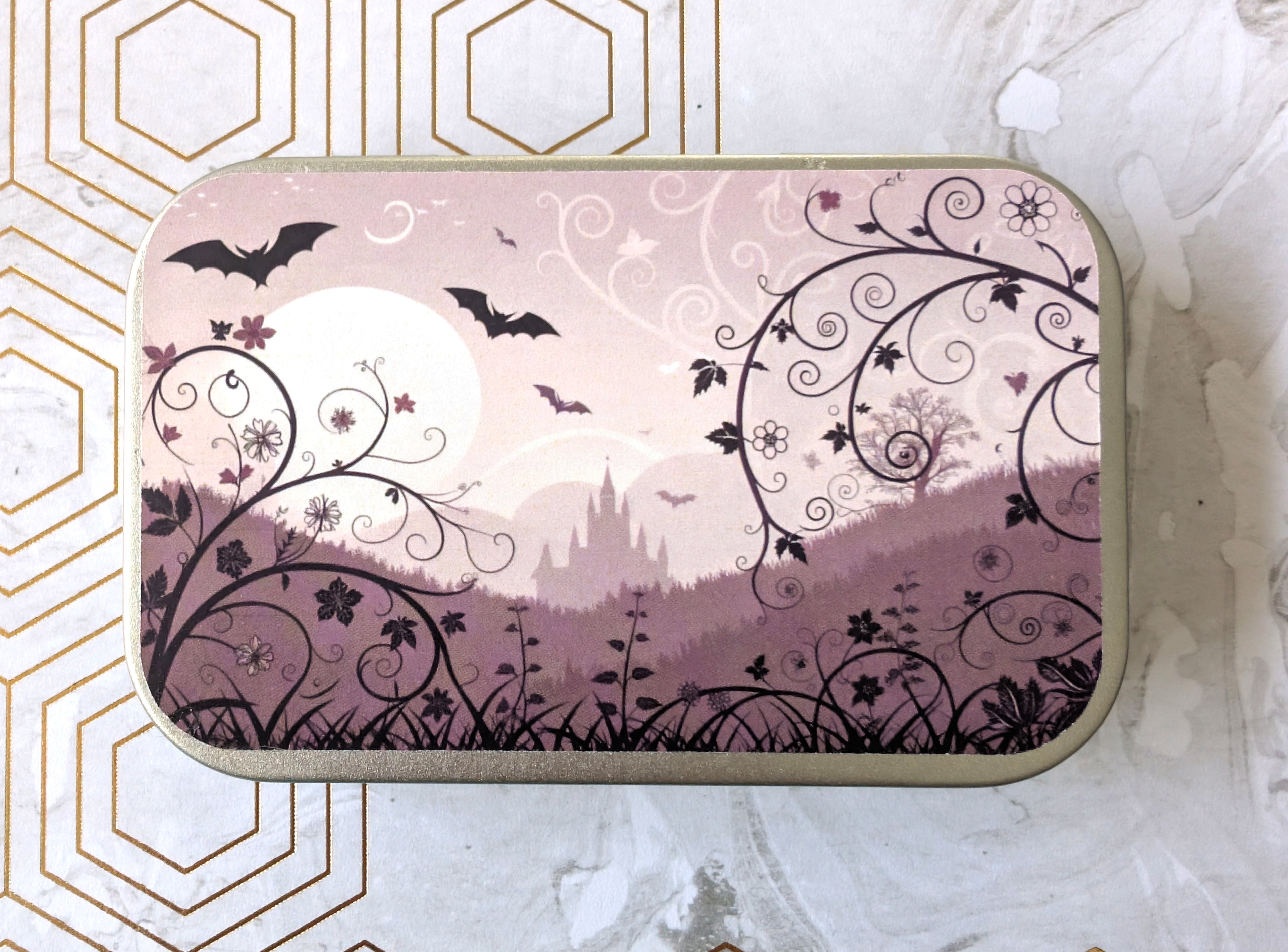 Bats in the moonlight Catnip Tin